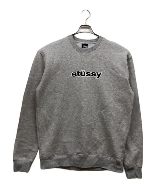 stussy（ステューシー）stussy (ステューシー) SS-Link クルー スウェット グレー サイズ:Mの古着・服飾アイテム