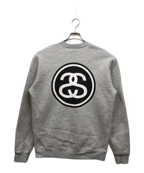 stussy（ステューシー）stussy (ステューシー) SS-Link クルー スウェット グレー サイズ:Mの古着・服飾アイテム