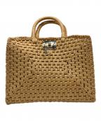 Salvatore Ferragamoサルヴァトーレ フェラガモ）の古着「Studio Box bag バスケット」｜ブラウン