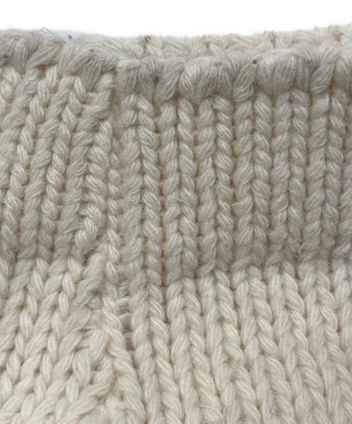 STONE ISLAND（ストーンアイランド）STONE ISLAND (ストーンアイランド) 95AW アーカイブモックネックニット ホワイト サイズ:記載なしの古着・服飾アイテム