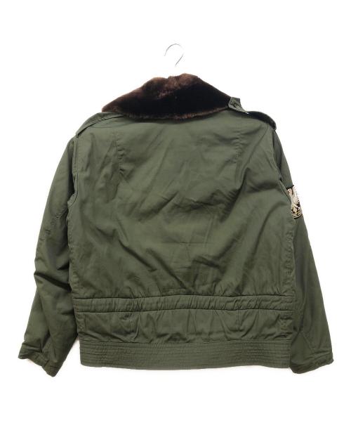 USED（ユーズド）USED (ユーズド) フランス空軍フライトジャケット グリーン サイズ:不明の古着・服飾アイテム