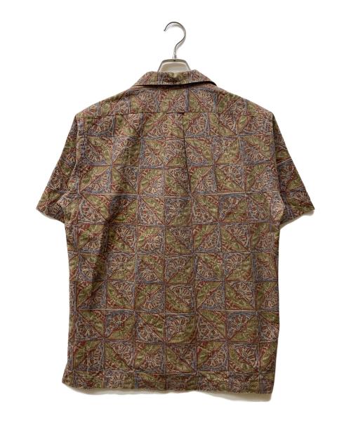 POLO RALPH LAUREN（ポロ・ラルフローレン）POLO RALPH LAUREN (ポロ・ラルフローレン) CALDWELL 総柄開襟シャツ ブラウン サイズ:Mの古着・服飾アイテム