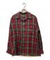 PENDLETON（ペンドルトン）の古着「ヴィンテージ開襟チェックシャツ」｜レッド×オリーブ