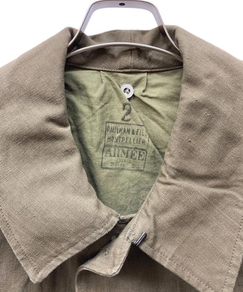 USED（ユーズド）USED (ユーズド) フランス軍モーターサイクルコート ブラウン サイズ:2の古着・服飾アイテム