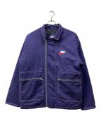 SUPREME×NIKEシュプリーム×ナイキ）の古着「18AW Double Zip Quilted Work Jacket」｜ネイビー