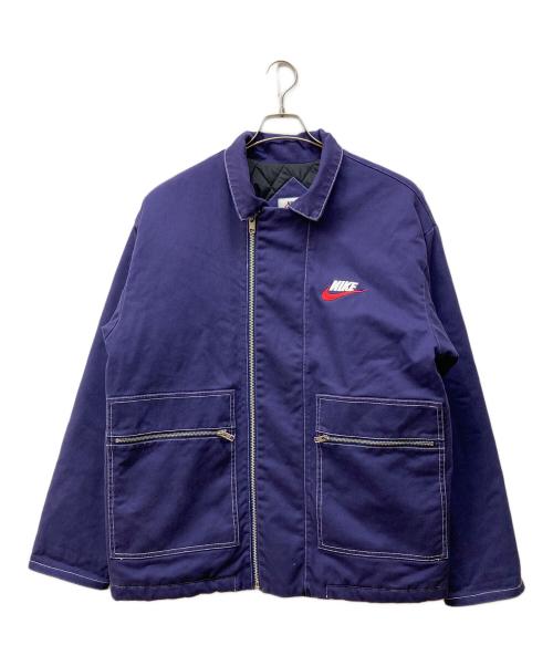 SUPREME（シュプリーム）SUPREME (シュプリーム) NIKE (ナイキ) 18AW Double Zip Quilted Work Jacket ネイビー サイズ:Lの古着・服飾アイテム