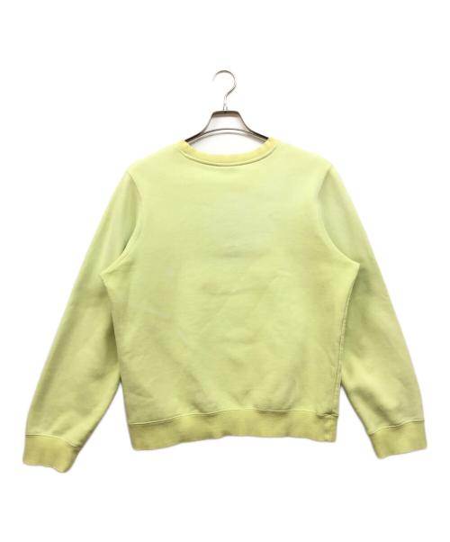 stussy（ステューシー）stussy (ステューシー) ロゴプリントスウェット イエロー サイズ:Mの古着・服飾アイテム
