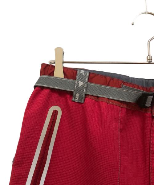 and wander（アンドワンダー）and wander (アンドワンダー) ベントパンツ レッド サイズ:SIZE 4の古着・服飾アイテム