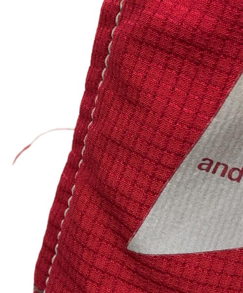 and wander（アンドワンダー）and wander (アンドワンダー) ベントパンツ レッド サイズ:SIZE 4の古着・服飾アイテム