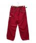 and wander (アンドワンダー) ベントパンツ レッド サイズ:SIZE 4：6000円