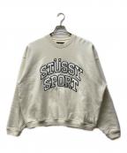 stussyステューシー）の古着「RELAXED OVERSIZED CREW」｜アイボリー