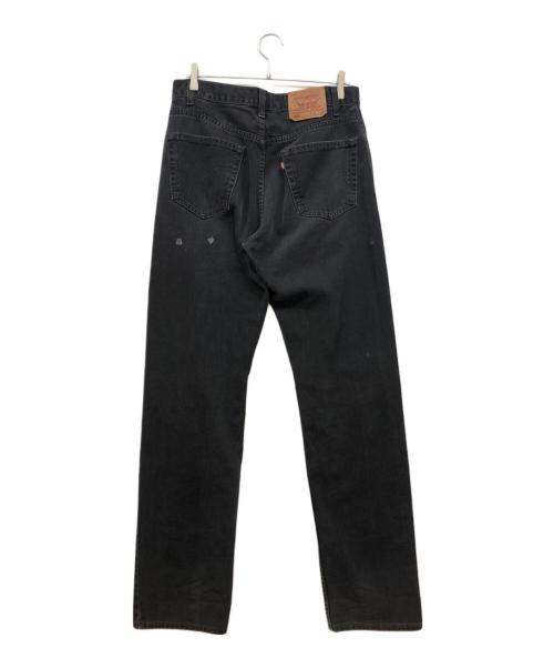 LEVI'S（リーバイス）LEVI'S (リーバイス) 505 ブラックデニムパンツ ブラック サイズ:34×36の古着・服飾アイテム