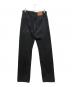 LEVI'S (リーバイス) 505 ブラックデニムパンツ ブラック サイズ:34×36：5000円