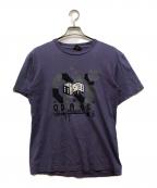 stussyステューシー）の古着「OLD GAMBLER プリントTシャツ」｜パープル