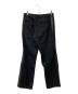 COMME des GARCONS HOMME PLUS (コムデギャルソンオムプリュス) レザー側章ウールパンツ ブラック サイズ:S：12000円