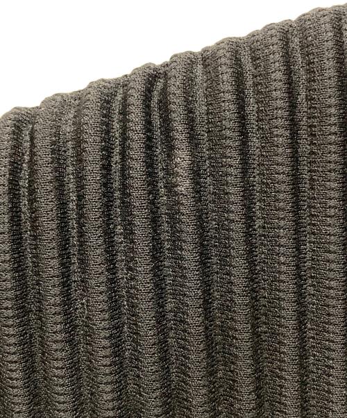 HOMME PLISSE ISSEY MIYAKE（オム プリッセ イッセイ ミヤケ）HOMME PLISSE ISSEY MIYAKE (オムプリッセ イッセイ ミヤケ) ノーカラージャケット ブラック サイズ:2の古着・服飾アイテム