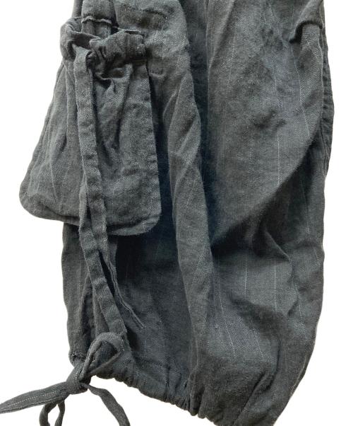 SASQUATCHfabrix.（サスクワッチファブリックス）SASQUATCHfabrix. (サスクワッチファブリックス) ドローストリングカーゴパンツ ブラック サイズ:Mの古着・服飾アイテム