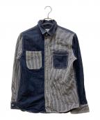 KOJIMA GENESコジマジーンズ）の古着「マルチコンボワークシャツ」｜インディゴ