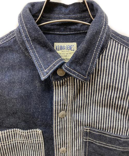 KOJIMA GENES（コジマジーンズ）KOJIMA GENES (コジマジーンズ) マルチコンボワークシャツ インディゴ サイズ:Mの古着・服飾アイテム