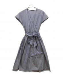 MACKINTOSH LONDON（マッキントッシュ ロンドン）の古着「ノースリーブワンピース」｜ブルー