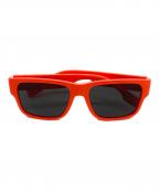 BURBERRY LONDON ENGLANDバーバリー ロンドン イングランド）の古着「ネオンカラー ロゴサングラス」｜オレンジ