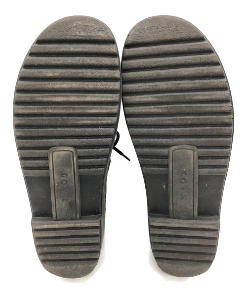 NAOT（ナオト）NAOT (ナオト) DANIELA  レースアップシューズ ブラック サイズ:SIZE 40の古着・服飾アイテム