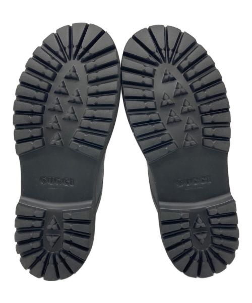 GUCCI（グッチ）GUCCI (グッチ) GG ラバー サンダル ブラック サイズ:9の古着・服飾アイテム