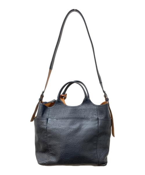 genten（ゲンテン）genten (ゲンテン) タスカレザー2WAYバッグ ブラックの古着・服飾アイテム