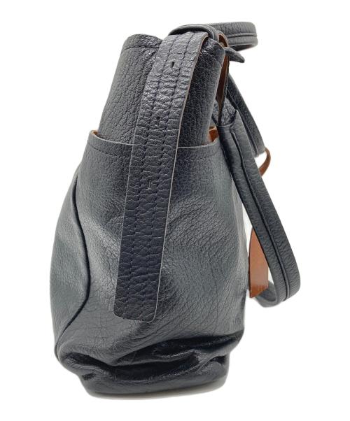 genten（ゲンテン）genten (ゲンテン) タスカレザー2WAYバッグ ブラックの古着・服飾アイテム