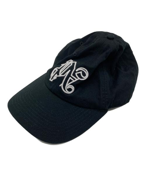 Palm Angels（パーム エンジェルス）Palm Angels (パーム エンジェルス) monogram cap ブラック 未使用品の古着・服飾アイテム