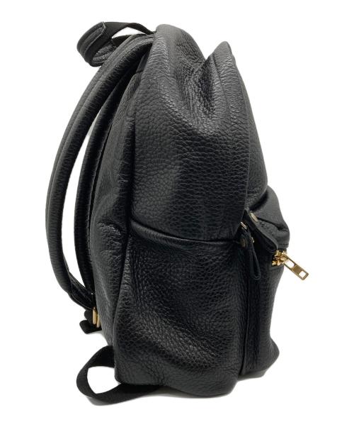 PORTER（ポーター）PORTER (ポーター) 5525gallery (ゴーゴーニーゴーギャラリー) BACKPACK -LEATEHR- ブラックの古着・服飾アイテム