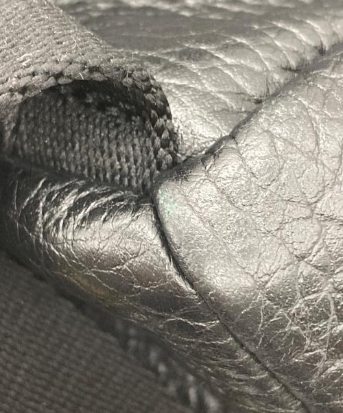 PORTER（ポーター）PORTER (ポーター) 5525gallery (ゴーゴーニーゴーギャラリー) BACKPACK -LEATEHR- ブラックの古着・服飾アイテム