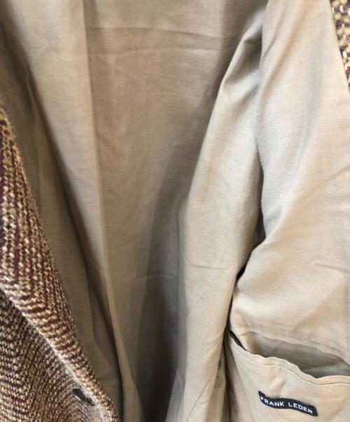 FRANK LEDER（フランクリーダー）FRANK LEDER (フランクリーダー) ツイード テーラード ジャケット ブラウン サイズ:Mの古着・服飾アイテム
