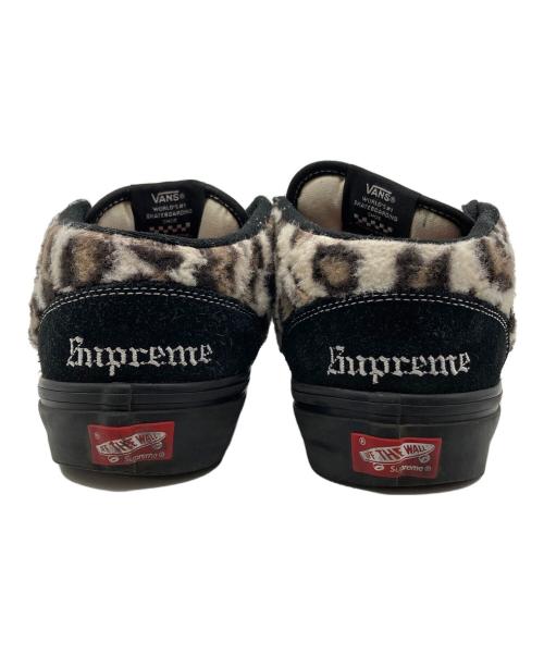 VANS（ヴァンズ）VANS (バンズ) Supreme (シュプリーム) 23FW LEOPARD HALF CAB ブラック サイズ:27㎝の古着・服飾アイテム