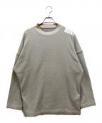 N.HOOLYWOODエヌ ハリウッド）の古着「MOCK NECK LONG SLEEVE T-SHIRT」｜グレー