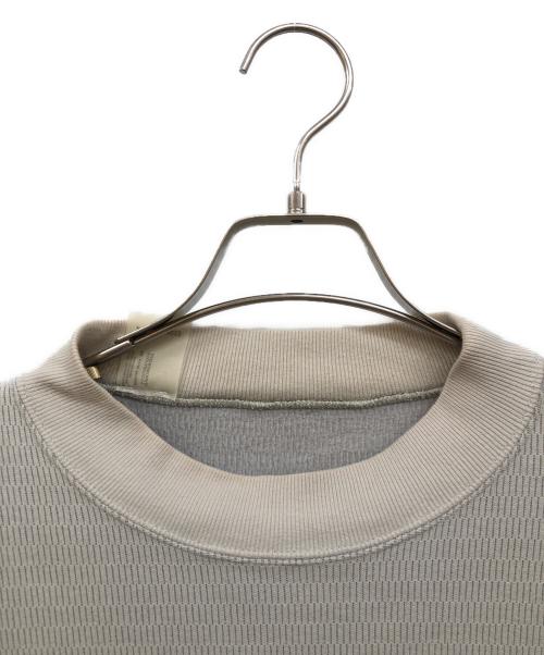 N.HOOLYWOOD（エヌ ハリウッド）N.HOOLYWOOD (エヌ ハリウッド) MOCK NECK LONG SLEEVE T-SHIRT グレー サイズ:SIZE 36の古着・服飾アイテム