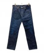 SAMOURAIサムライ）の古着「17oz蒼刀セルビッチデニムパンツ」｜インディゴ