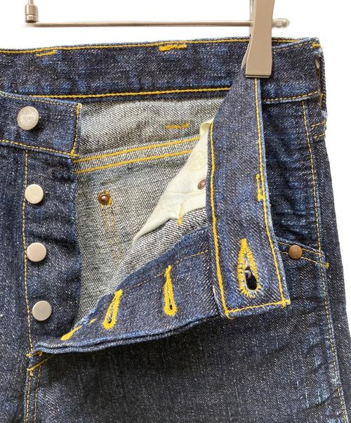 SAMOURAI（サムライ）SAMOURAI (サムライ) 17oz蒼刀セルビッチデニムパンツ インディゴ サイズ:SIZE 81cm (W32)の古着・服飾アイテム