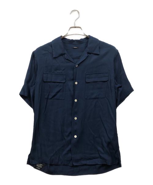 Denham（デンハム）Denham (デンハム) RAYON SHIRT ネイビー サイズ:Ｓの古着・服飾アイテム