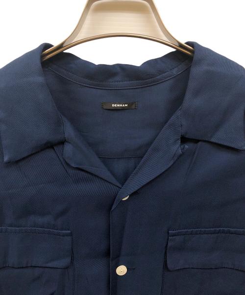 Denham（デンハム）Denham (デンハム) RAYON SHIRT ネイビー サイズ:Ｓの古着・服飾アイテム