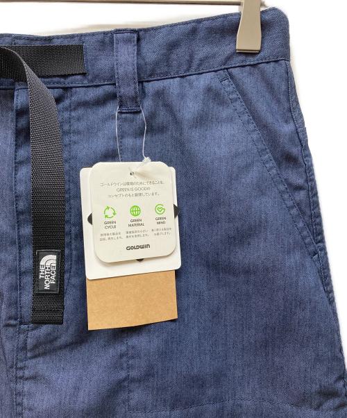 THE NORTH FACE（ザ ノース フェイス）THE NORTH FACE (ザ ノース フェイス) ナイロンデニムフィールドスカート ネイビー サイズ:M 未使用品の古着・服飾アイテム