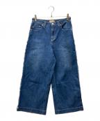 YANUKヤヌーク）の古着「フリンジバギーデニム」｜インディゴ