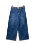 YANUK（ヤヌーク）の古着「フリンジバギーデニム」｜インディゴ