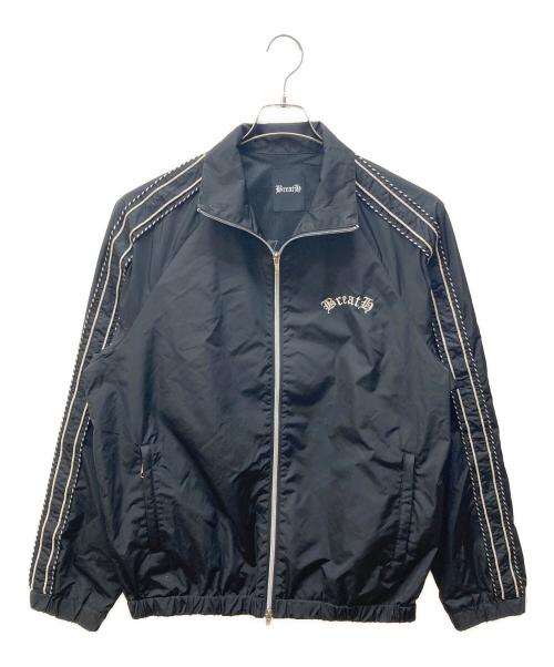 BREATH（ブレス）BREATH (ブレス) OLD ENGLISH TRACK JACKET ブラック サイズ:Lの古着・服飾アイテム