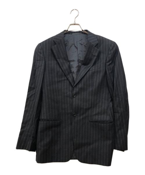 ARMANI COLLEZIONI（アルマーニ コレツィオーニ）ARMANI COLLEZIONI (アルマーニ コレツィオーニ) ウールカシミヤ ピンストライプセットアップ グレー サイズ:SIZE 46 Rの古着・服飾アイテム