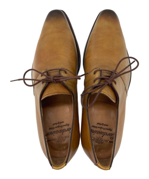 Cordwainer（コードウェイナー）Cordwainer (コードウェイナー) プレーントゥシューズ ブラウン サイズ:6の古着・服飾アイテム