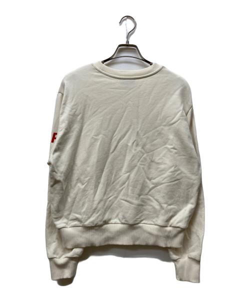 A.P.C.（アーペーセー）A.P.C. (アーペーセー) ADAM ロゴスウェットシャツ アイボリー サイズ:Mの古着・服飾アイテム