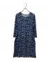 marimekko（マリメッコ）の古着「ウニッコワンピース」｜ネイビー