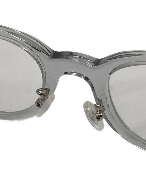 MONCLER（モンクレール）MONCLER (モンクレール) クリアサングラス スケルトングレー サイズ:46□23の古着・服飾アイテム