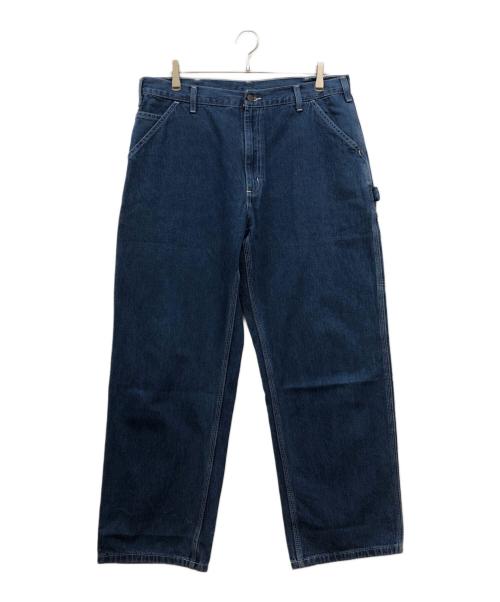 CarHartt（カーハート）CarHartt (カーハート) LOOSE FIT WORK DUNGAREE PANT/ルーズフィットワークダンガリーパンツ インディゴ サイズ:W36×L30の古着・服飾アイテム